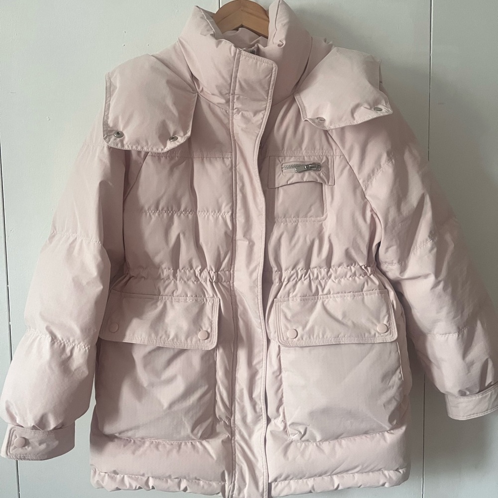 Women's Light Pink Ski Down Jacket